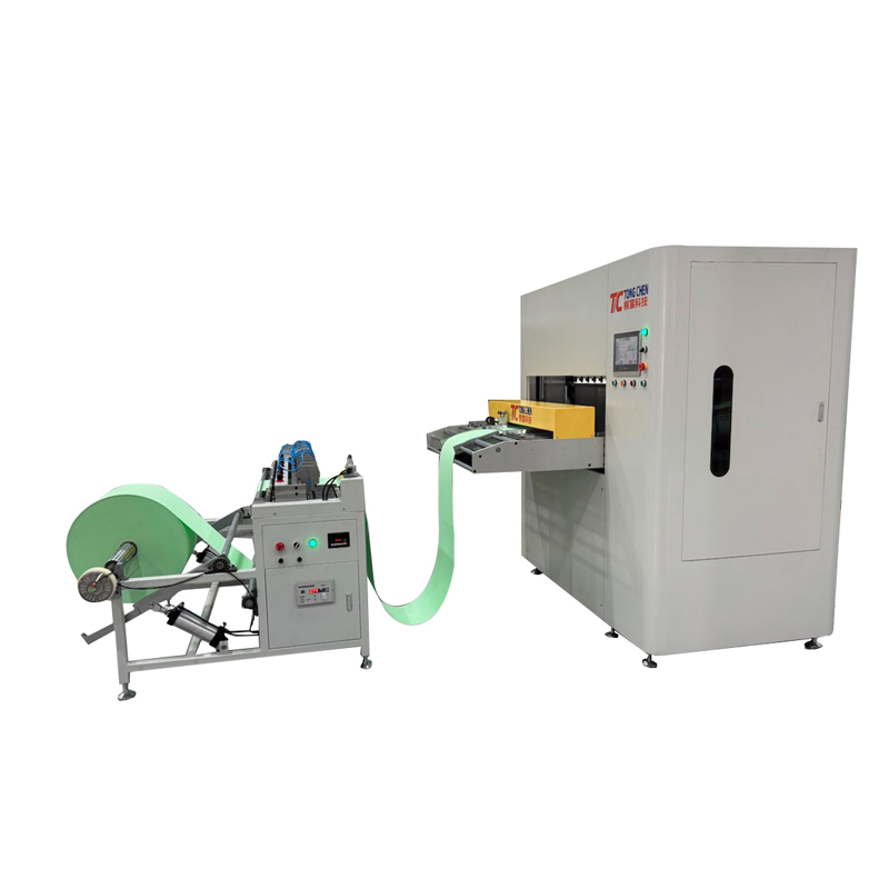 สายการผลิตจีบพับอัตโนมัติเต็มรูปแบบด้วยมอเตอร์เซอร์โว ความสูงจีบ 300 มม. (รุ่นที่เจ็ด)