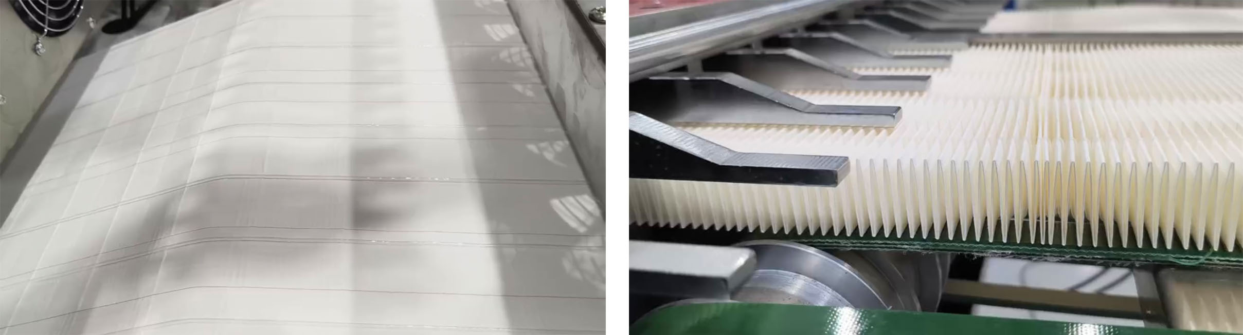 Automatic air filter paper pleating machine