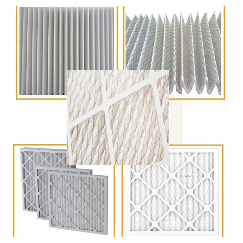 Air filter paper folding machine